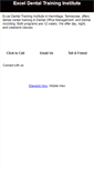 Mobile Screenshot of exceldentalinstitute.com